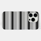 Coques Case-Mate iPhone Jolies rayures noir gris (Verso (horizontal))