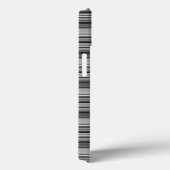 Coques Case-Mate iPhone Jolies rayures noir gris  (Verso / Droite)