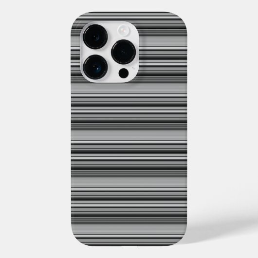 Coques Case-Mate iPhone Jolies rayures noir gris  (Verso)