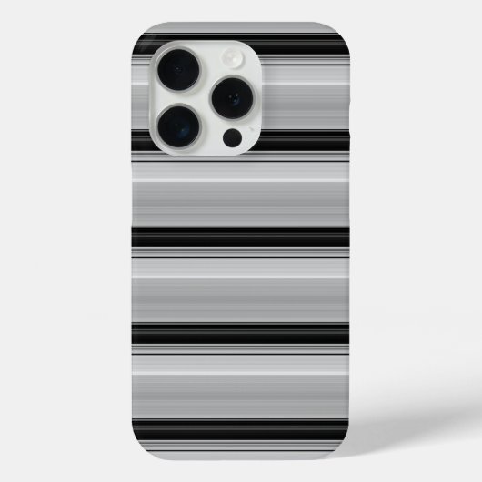 Coques Case-Mate iPhone Jolies rayures noir gris (Verso)