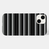Coques Case-Mate iPhone Jolies rayures noir gris (Verso (horizontal))