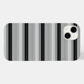 Coques Case-Mate iPhone Jolies rayures noir gris (Verso (horizontal))