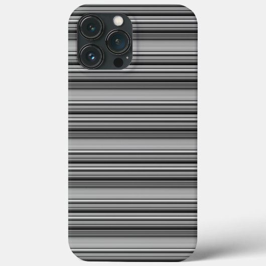 Coques Case-Mate iPhone Jolies rayures noir gris  (Verso)