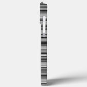 Coques Case-Mate iPhone Jolies rayures noir gris  (Verso / Gauche)