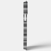 Coques Case-Mate iPhone Jolies rayures noir gris  (Verso / Droite)