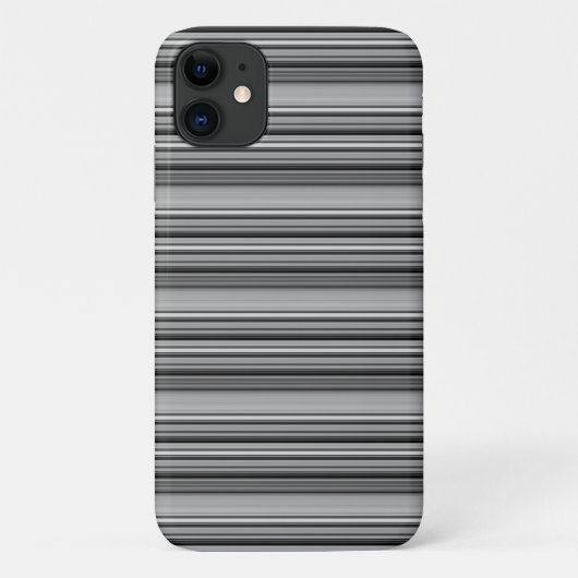 Coques Case-Mate iPhone Jolies rayures noir gris  (Dos)