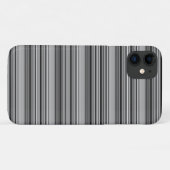 Coques Case-Mate iPhone Jolies rayures noir gris  (Dos (Horizontal))