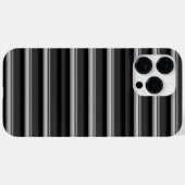 Coques Case-Mate iPhone Jolies rayures noir gris (Verso (horizontal))