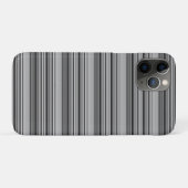 Coques Case-Mate iPhone Jolies rayures noir gris  (Dos (Horizontal))
