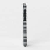 Coques Case-Mate iPhone Jolies rayures noir gris  (Dos/Gauche)