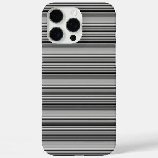 Coques Case-Mate iPhone Jolies rayures noir gris (Verso)