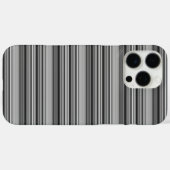 Coques Case-Mate iPhone Jolies rayures noir gris (Verso (horizontal))