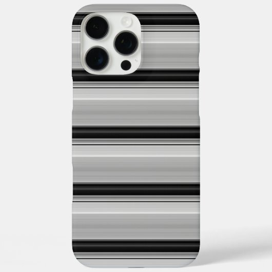 Coques Case-Mate iPhone Jolies rayures noir gris (Verso)