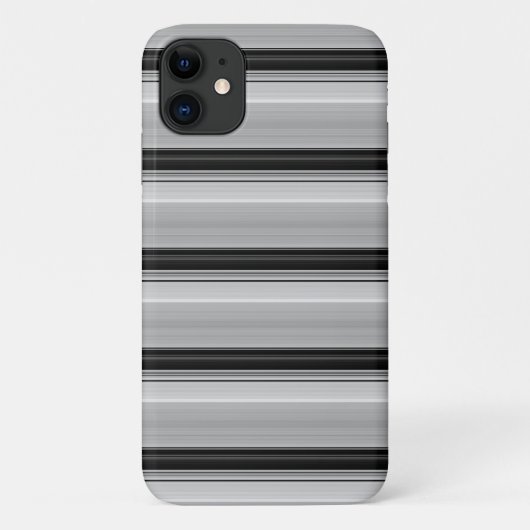 Coques Case-Mate iPhone Jolies rayures noir gris (Dos)