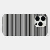 Coques Case-Mate iPhone Jolies rayures noir gris (Verso (horizontal))