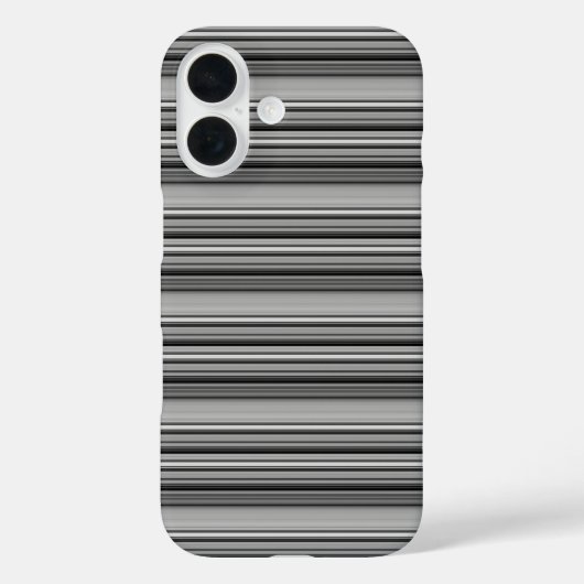 Coques Case-Mate iPhone Jolies rayures noir gris  (Verso)
