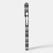 Coques Case-Mate iPhone Jolies rayures noir gris  (Verso / Gauche)