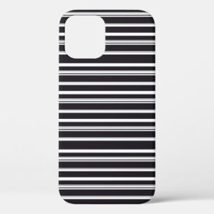 Case-Mate iPhone Case Jolies rayures noires et blanches