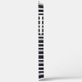 Coques Case-Mate iPhone Jolies rayures noires et blanches (Verso / Gauche)