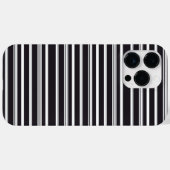 Coques Case-Mate iPhone Jolies rayures noires et blanches (Verso (horizontal))