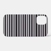 Coques Case-Mate iPhone Jolies rayures noires et blanches (Verso (horizontal))
