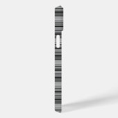Coques Case-Mate iPhone Jolies rayures noires grises  (Verso / Droite)