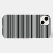 Coques Case-Mate iPhone Jolies rayures noires grises  (Verso (horizontal))