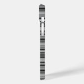 Coques Case-Mate iPhone Jolies rayures noires grises  (Verso / Gauche)