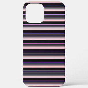 Case-Mate iPhone Case Jolies rayures noires grises vintage