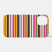Coques Case-Mate iPhone Jolies rayures noires orange (Verso (horizontal))