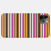 Coques Case-Mate iPhone Jolies rayures noires orange (Dos (Horizontal))