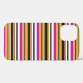 Coques Case-Mate iPhone Jolies rayures noires orange (Verso (horizontal))