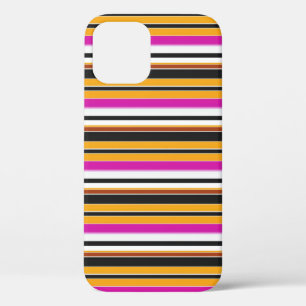 Case-Mate iPhone Case Jolies rayures noires orange