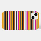 Coques Case-Mate iPhone Jolies rayures noires orange (Verso (horizontal))