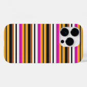 Coques Case-Mate iPhone Jolies rayures noires orange (Verso (horizontal))