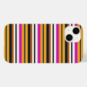 Coques Case-Mate iPhone Jolies rayures noires orange (Verso (horizontal))
