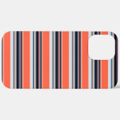 Coques Case-Mate iPhone Jolies rayures orange bleu (Verso / Droite)