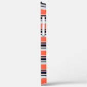 Coques Case-Mate iPhone Jolies rayures orange bleu (Verso / Gauche)