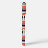 Coques Case-Mate iPhone Jolies rayures orange bleu (Verso / Droite)