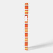 Coques Case-Mate iPhone Jolies rayures orange rouge (Verso / Droite)