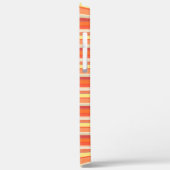 Coques Case-Mate iPhone Jolies rayures orange rouge (Verso / Gauche)