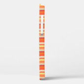 Coques Case-Mate iPhone Jolies rayures orange rouge (Verso / Gauche)