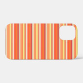 Coques Case-Mate iPhone Jolies rayures orange rouge (Verso (horizontal))