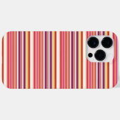 Coques Case-Mate iPhone Jolies rayures roses marron (Verso (horizontal))