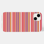 Coques Case-Mate iPhone Jolies rayures roses marron (Verso (horizontal))