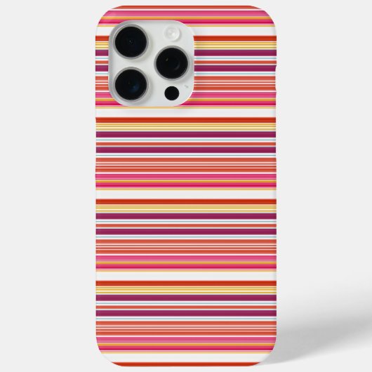 Coques Case-Mate iPhone Jolies rayures roses marron (Verso)
