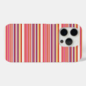 Coques Case-Mate iPhone Jolies rayures roses marron (Verso (horizontal))