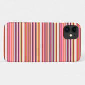 Coques Case-Mate iPhone Jolies rayures roses marron (Dos (Horizontal))