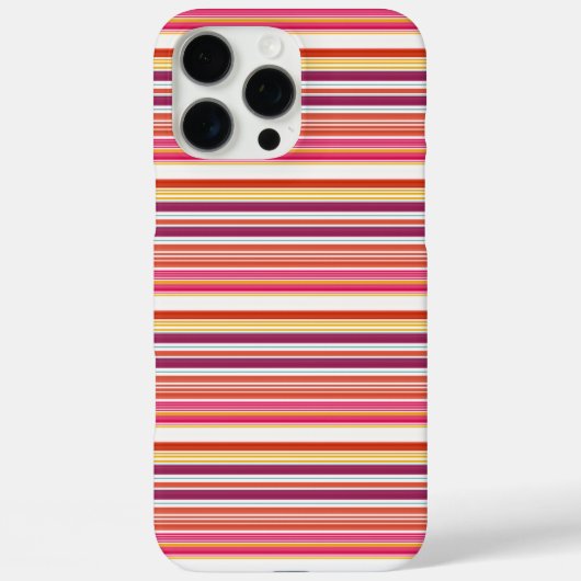 Coques Case-Mate iPhone Jolies rayures roses marron (Verso)