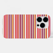 Coques Case-Mate iPhone Jolies rayures roses marron (Verso (horizontal))